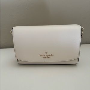 Ivory Kate Spade Small Flip Crossbody